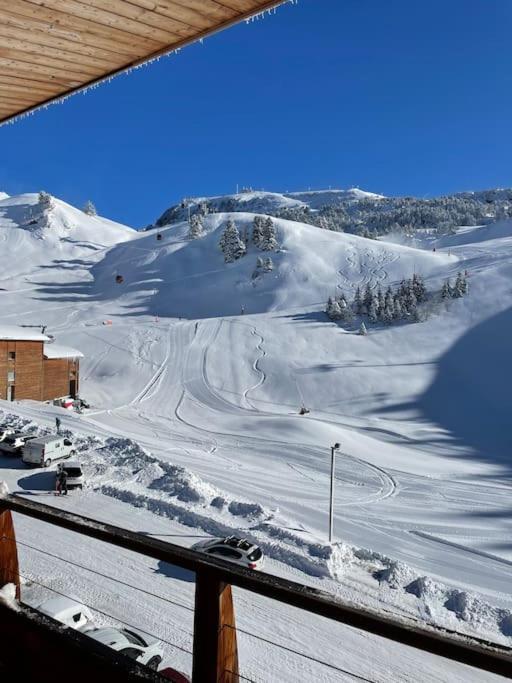 Duplex « Les 7 Marmottes », Les Balcons De Recoin Apartment Chamrousse Bagian luar foto